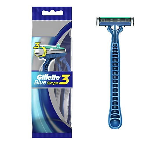 Gillette Blue3 Disposable Shaving Razor 4 Pack